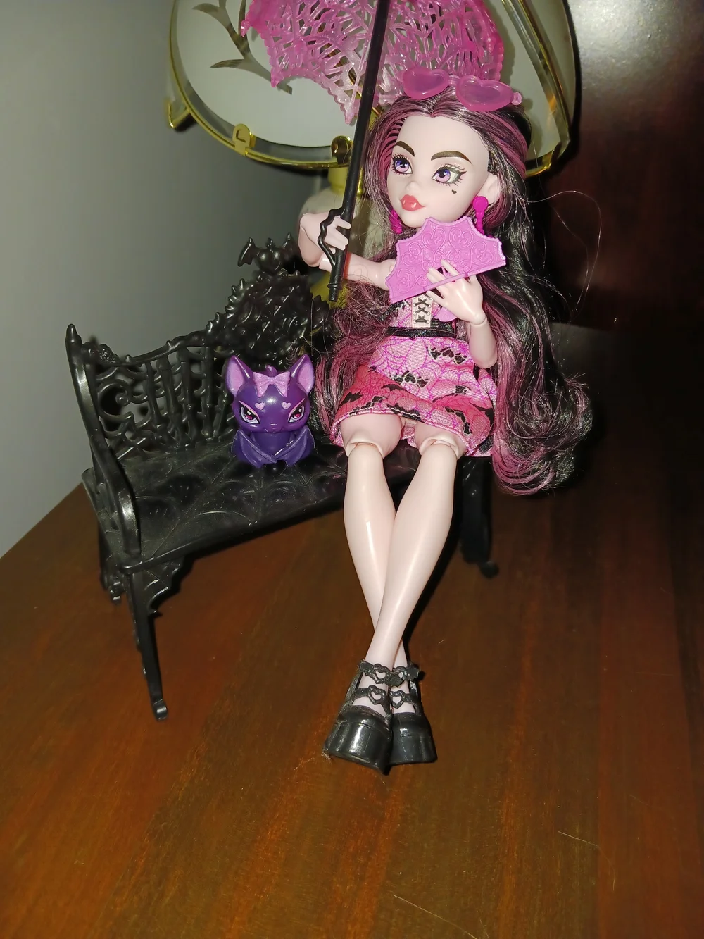 Draculaura In The Park Monster High Doll Playset